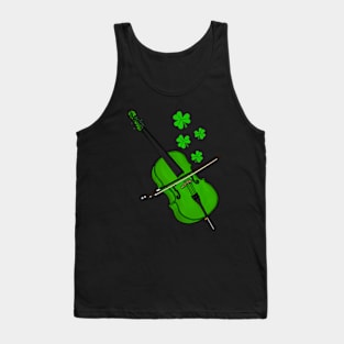 Cello St Patrick's Day Cellist Irish Musician Tank Top